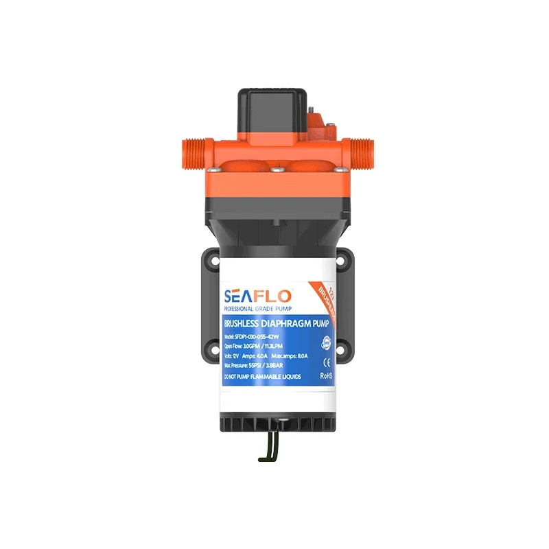 Solar Water Pump - SEAFLO 12Vブラシレスモーター循環式ウォーターポンプ 5.0GPM ソーラーウォーターポンプ 太陽光発電システム用